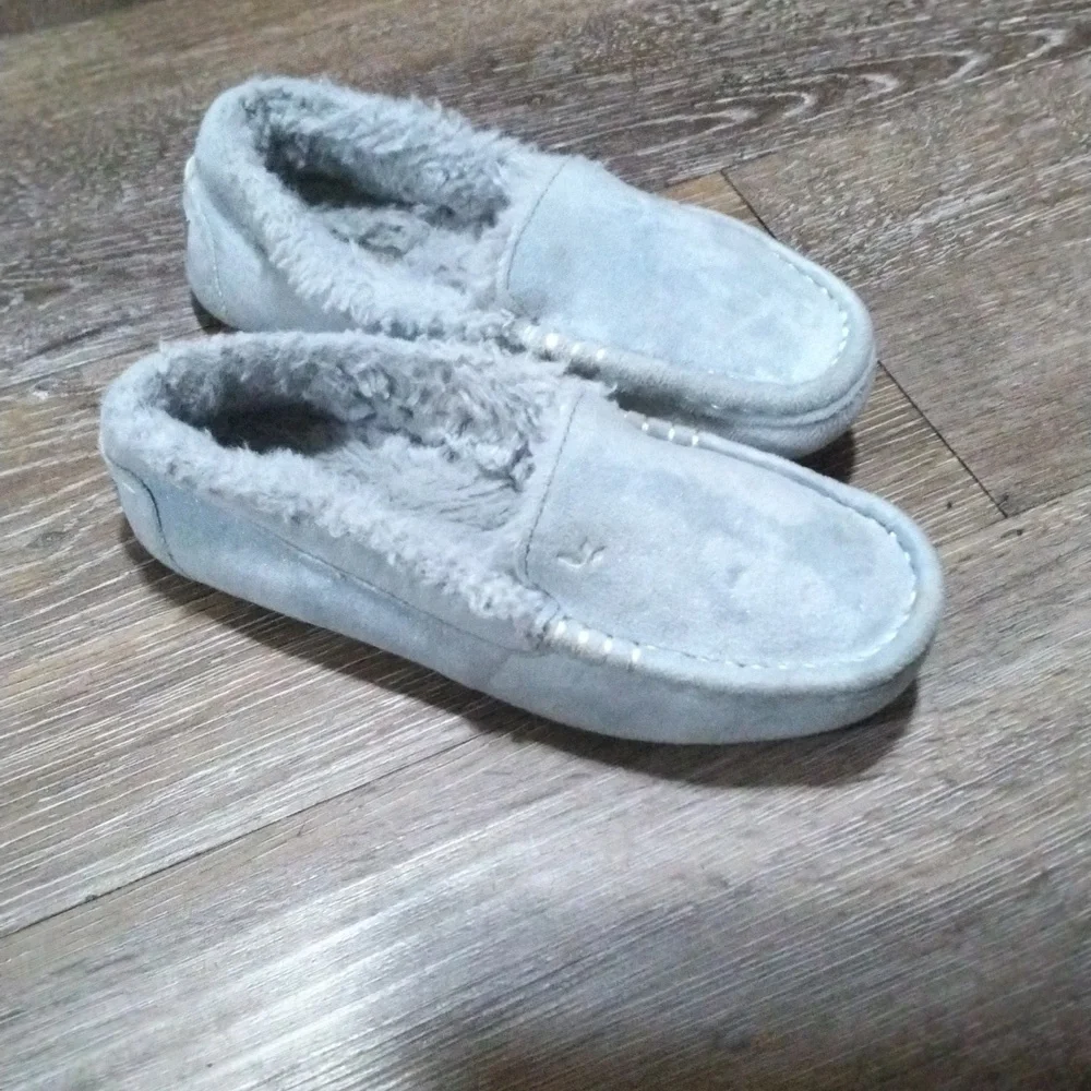 NWT: KOOLABURRA BY UGG; GIRLS RILEY SHIMMER MOCCASINS SLIPPERS. - Picture 8 of 8
